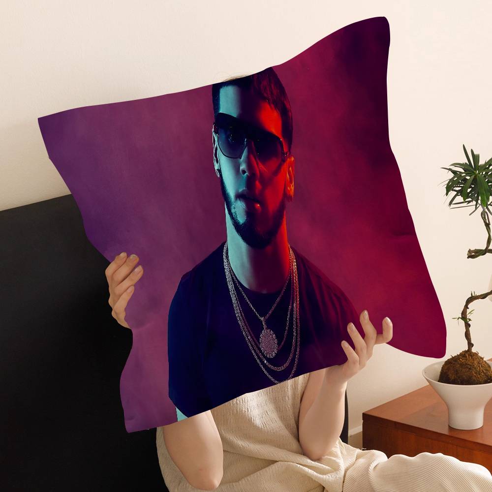 Rapper A-Anuel AA Cushion Cover Polyester Sofa Cushions Decorative Throw Pillows Home Decoration Pillowcover