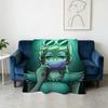 Blanket Animation L-Loud Super Warm Comfortable Plush Throw H-House-ES Blanket Child Home Sofa Bedroom Cartoon Gift