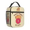 The Cute Capybara Loves Foam Tea Insulated Lunch Bag for Travel School Picnic Portable Food Container Portable Thermal Lunch Box