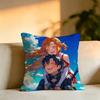 Anime SSword Art Online Pillow Case Square DoubleSided Sofa Cushion Cover Bedroom Bedside Pillow