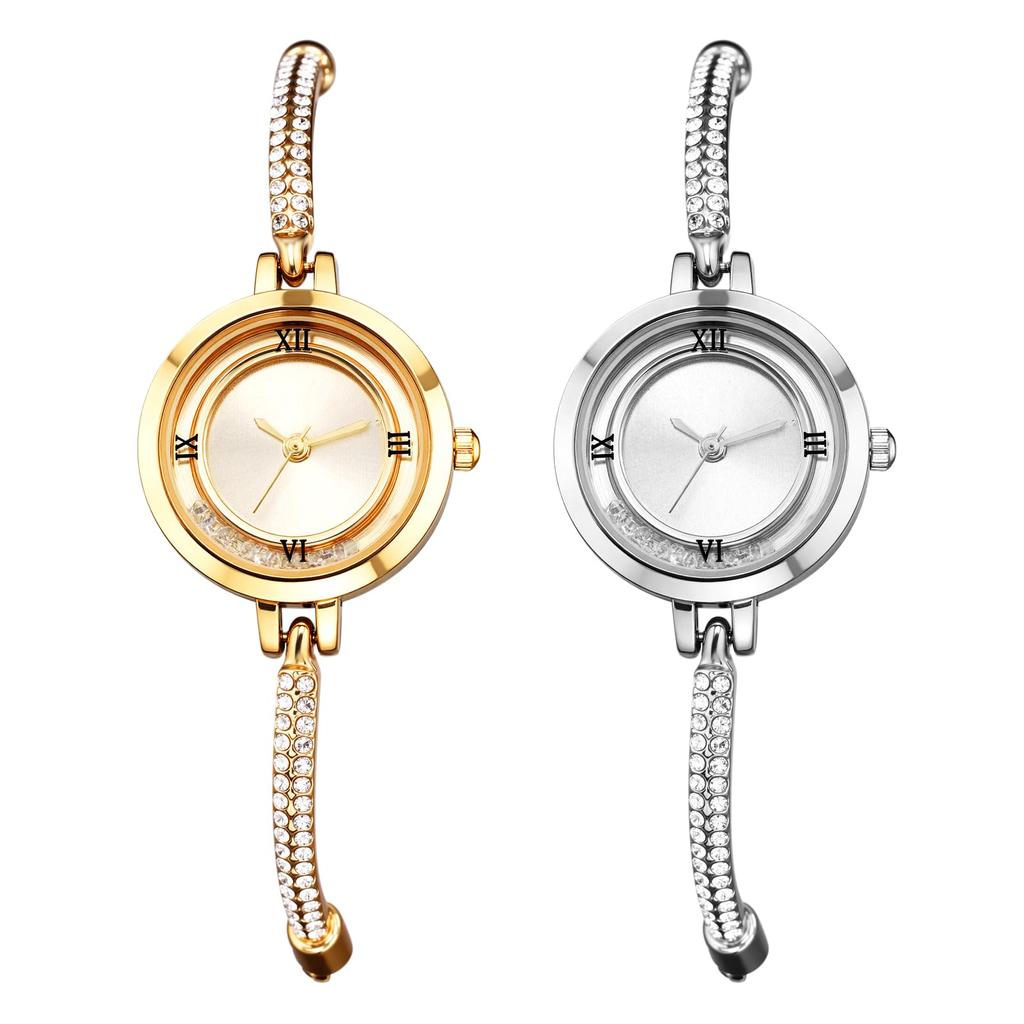 Cute, Sparkly Women's Watch with Bracelet: Analog, Waterproof, Antique Design, Stylish Alloy Strap, Fashion Accessory - Perfect Gift for Birthdays,