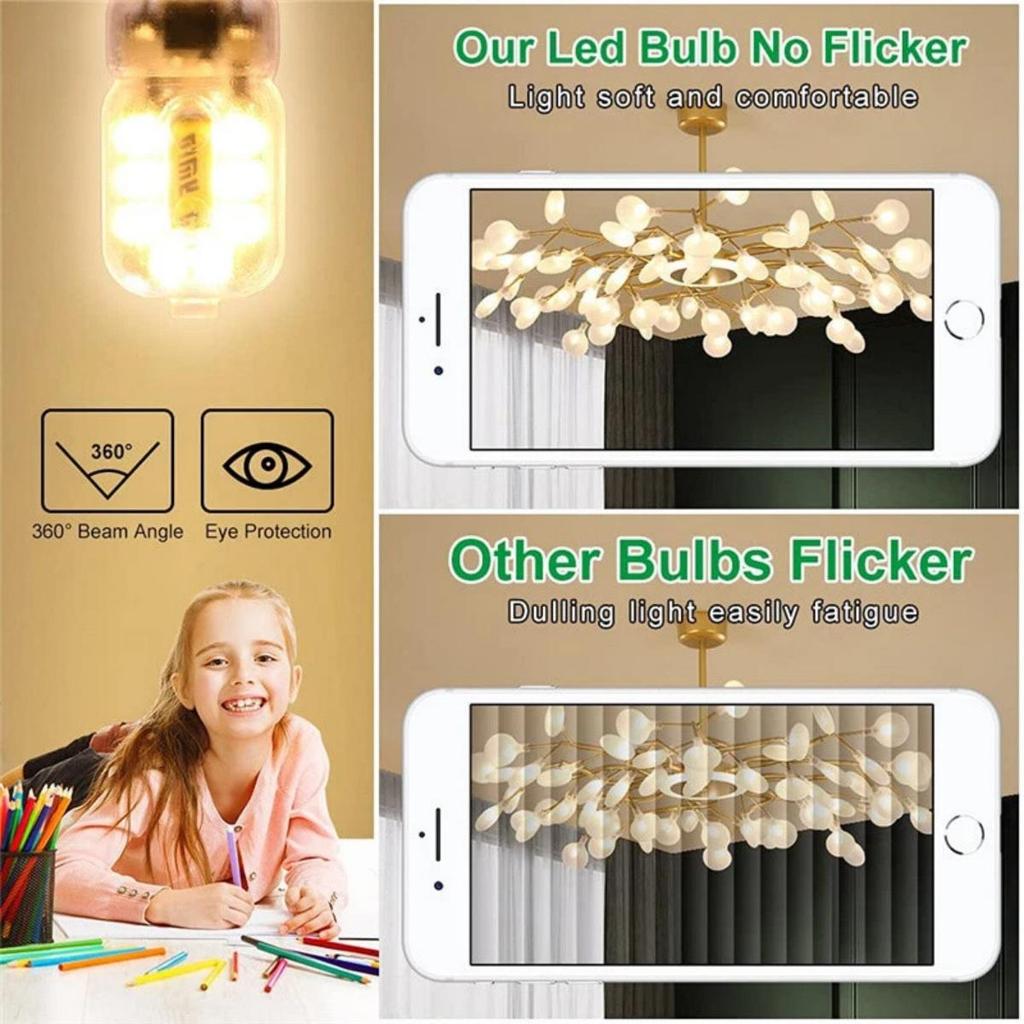 G9 16 LEDs Capsule Bulb Warm White 10PCS 3W AC 230V