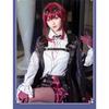 Honkai Star Rail Cosplay Kostüm Honkai Kafka Cosplay Kostüm Helloween Party Anzug mit Perücke Kafka Outfit Uniform