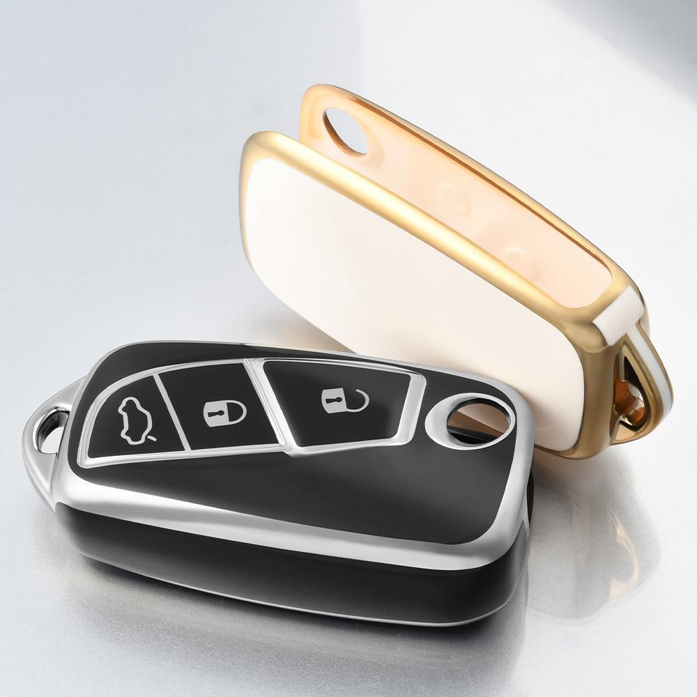3Buttons Car Flip Key Case Cover Shell Fob Bag For Fiat 500 Panda Stilo Punto Doblo Grande Bravo 500 Ducato Minibus Auto Key Fob