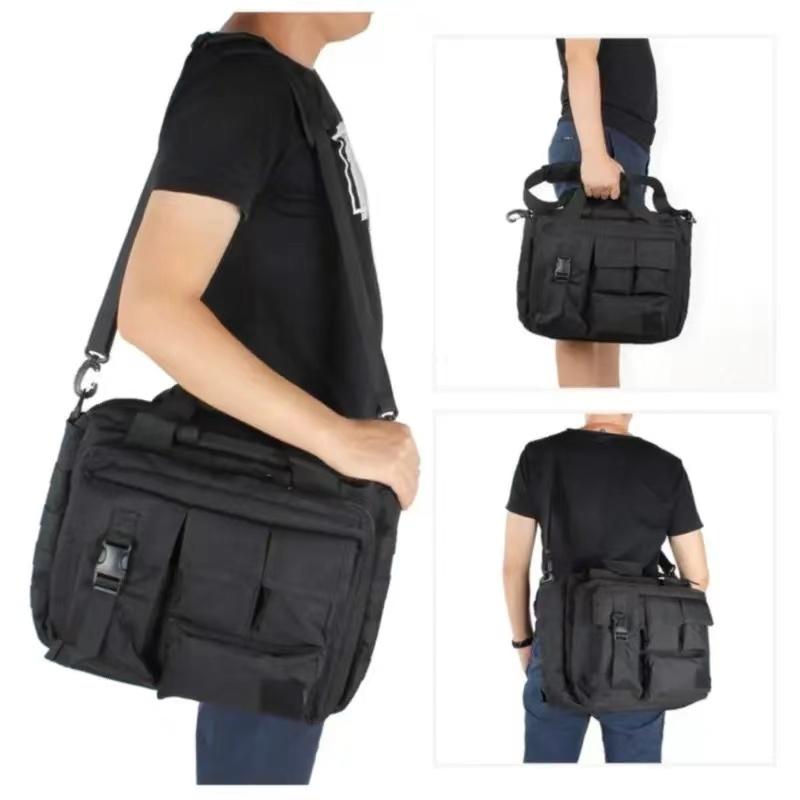 New Backpack Strategic Nylon Messenger Shoulder Bag Laptop Handbags Briefcase Outdoor Multifunction Wear-resistant Climbing Bag
