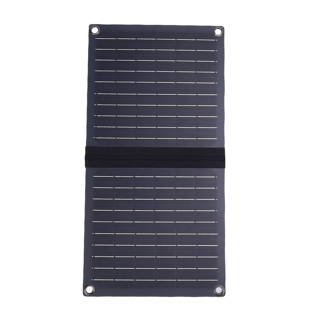 16W 5V Foldable Solar Panel Monocrystalline Silicon IP67 Rainproof USB A Type C Portable Solar Panel Charger for Outdoor Camping