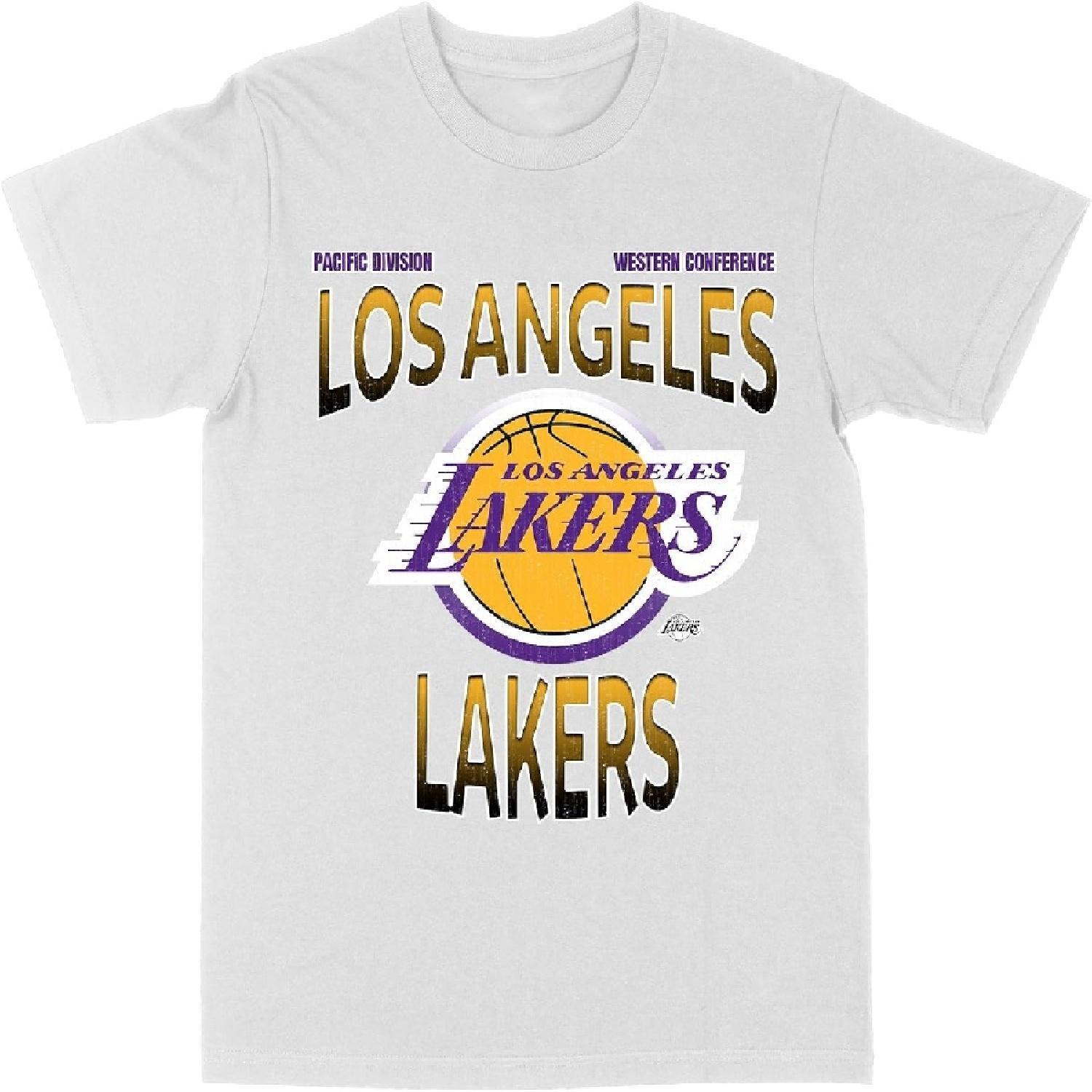 

Philcos NBA Los Angeles Lakers Gradient Pacifiv Division Black T-Shirt XXXXXL білий