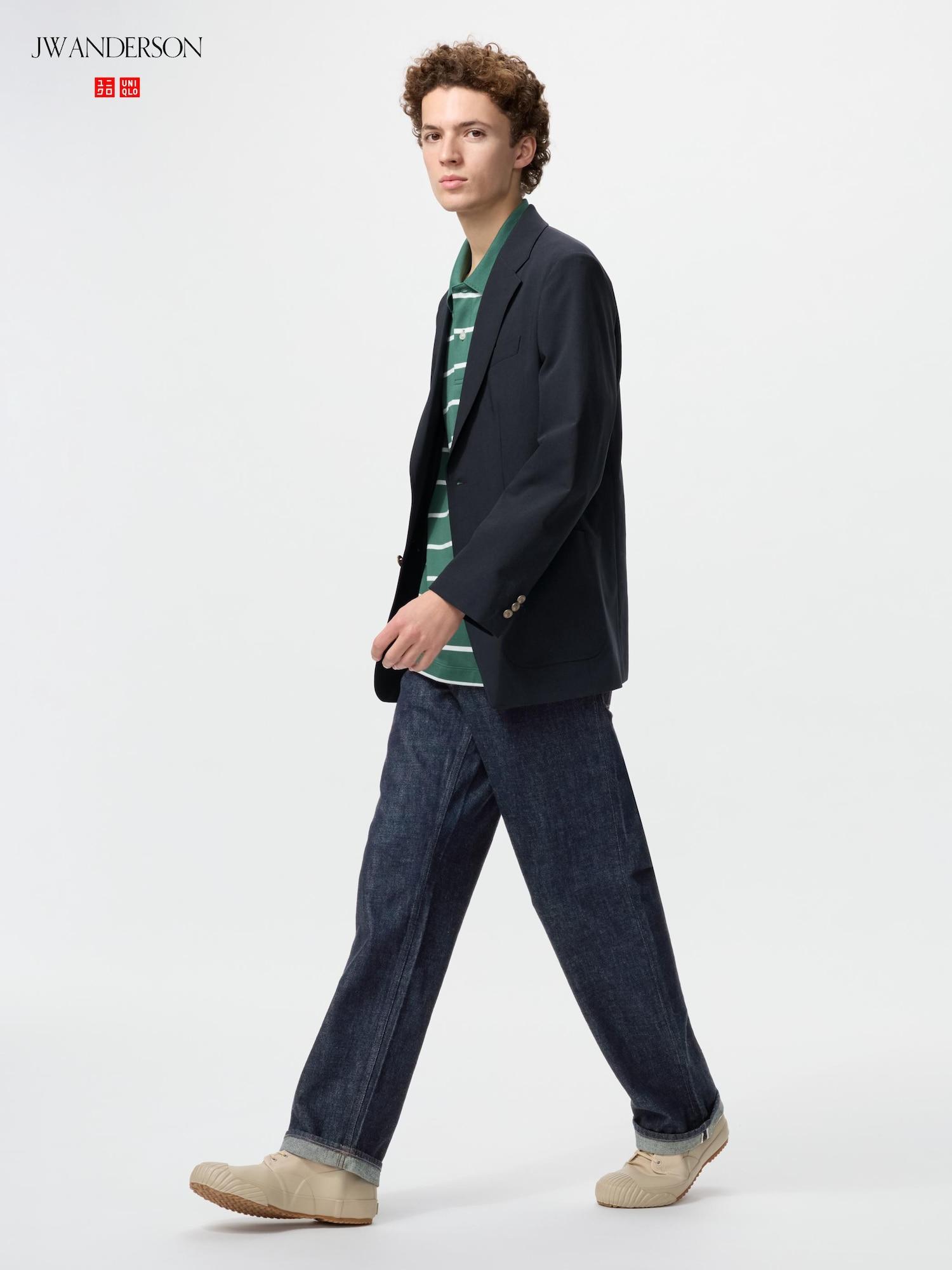 

Uniqlo Japan Straight Jeans Selvedge 69 NAVY/35