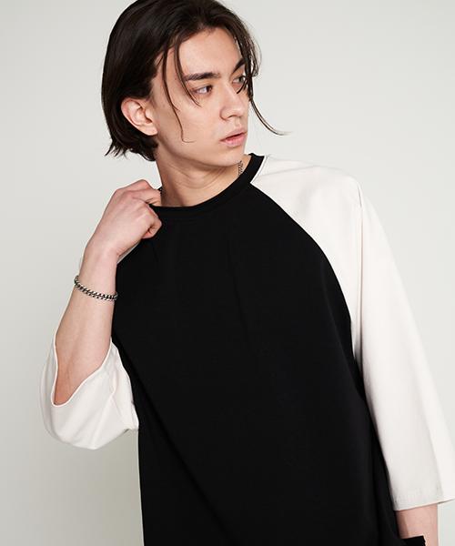 Tener Boon-Ddo Sleeve Color 7 Boxy Shirt Black F