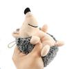 Peluche riccio con suono, giocattolo per cani per alleviare l'ansia