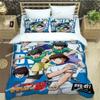 Captain Tsubasa Cartoon Printed Bed Set Duvet Cover Pillowcase Bedding Set Bed Linen Sheet Quilt Cover Full Luxury Birthday Gift