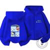 New Kids Zipper Hooded Sweatshirt Cute Cartoon Trendy Winter Outerwear Boys Girls