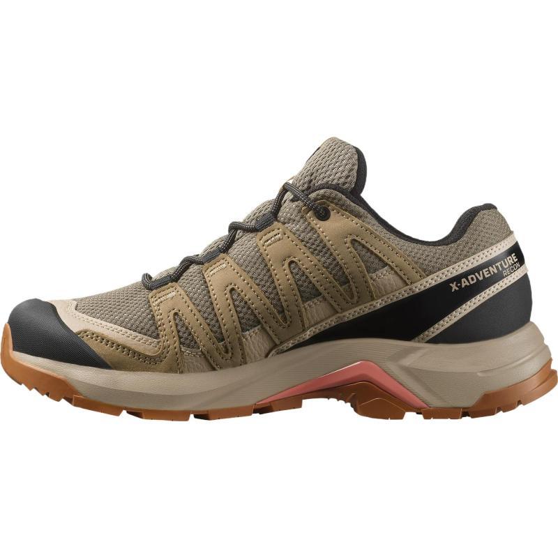 SALOMON X Adventure Low Top Hiking Shoes Women's Brown Sneakers 478155