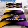 3PCS Melbourne Storm Team Bedding Set 2D Printing (Includes 1 Duvet Cover + 2 Pillowcases Coreless), Bedroom decor,Fan Gift