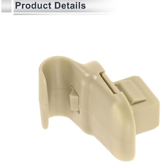 Sun Visor Holder Clip for Mazda 3 5 6 CX-7 CX-9 RX-8 MPV 2004-2011 Sun Visor Retainer Clip Hook No.LC6269261B77 Plastic 1 Pc Beige