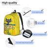 Groovy Cat Pete the Cat  Cool Backpack Outdoor High School Work  Daypack for Men Women Laptop Computer Shoulder Bag