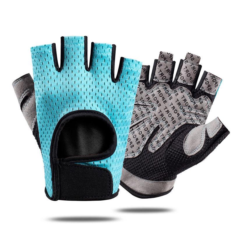 Half-finger gloves men's and women's sports bicycle gloves non-slip and wear-resistant breathable riding gloves