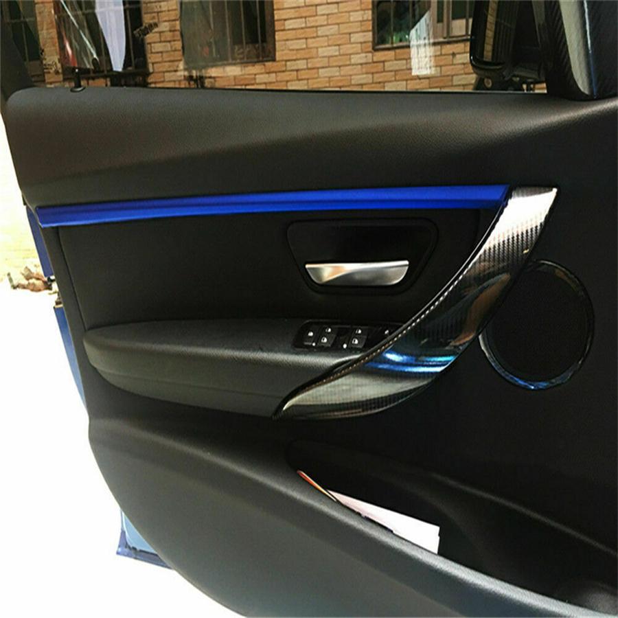 Car 5D Carbon Fiber Texture Vinyl Interior Decal Trim For BMW 3-Series F30 F31