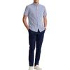 Polo Ralph Lauren Camicia a Maniche Corte Monopetto con Logo Ricamato Uomo camicie Blu 710833828-001