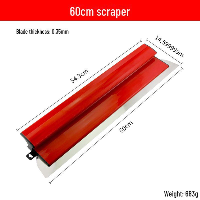Multifunctional Stainless Steel Scraper for Putty and Wall Paint Leveling