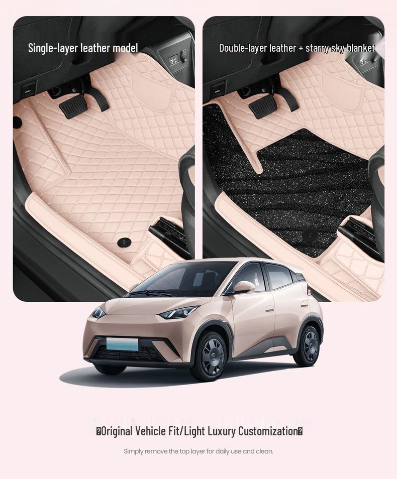 BYD Seagull Custom Fit Glory Edition Car Floor Mats, Interior Decoration, 25 Models Available