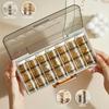 1pc  Fashion Transparent Jewellery Organiser, Travel Portable Jewellery Organiser, Earring Necklace Ring Organiser, Travel Accessories
