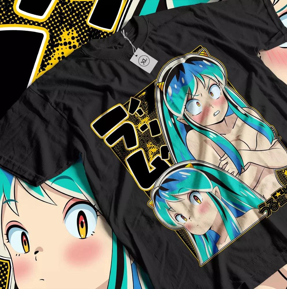 Urusei Yatsura Lum Invader Shirt 90s Vintage Anime Waifu Magical TShirt Black S