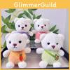 Animal Stuffed Colorful Keychain Adorable Teddy Bear Plush Toy For Kids Collectors And