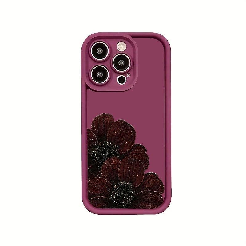 Luxury Flower Pattern Phone Case for Samsung Galaxy A56 A55 A36 A35 A26 A25 A15 5G A24 A23 A22 A52 A71 A72 4G Cover
