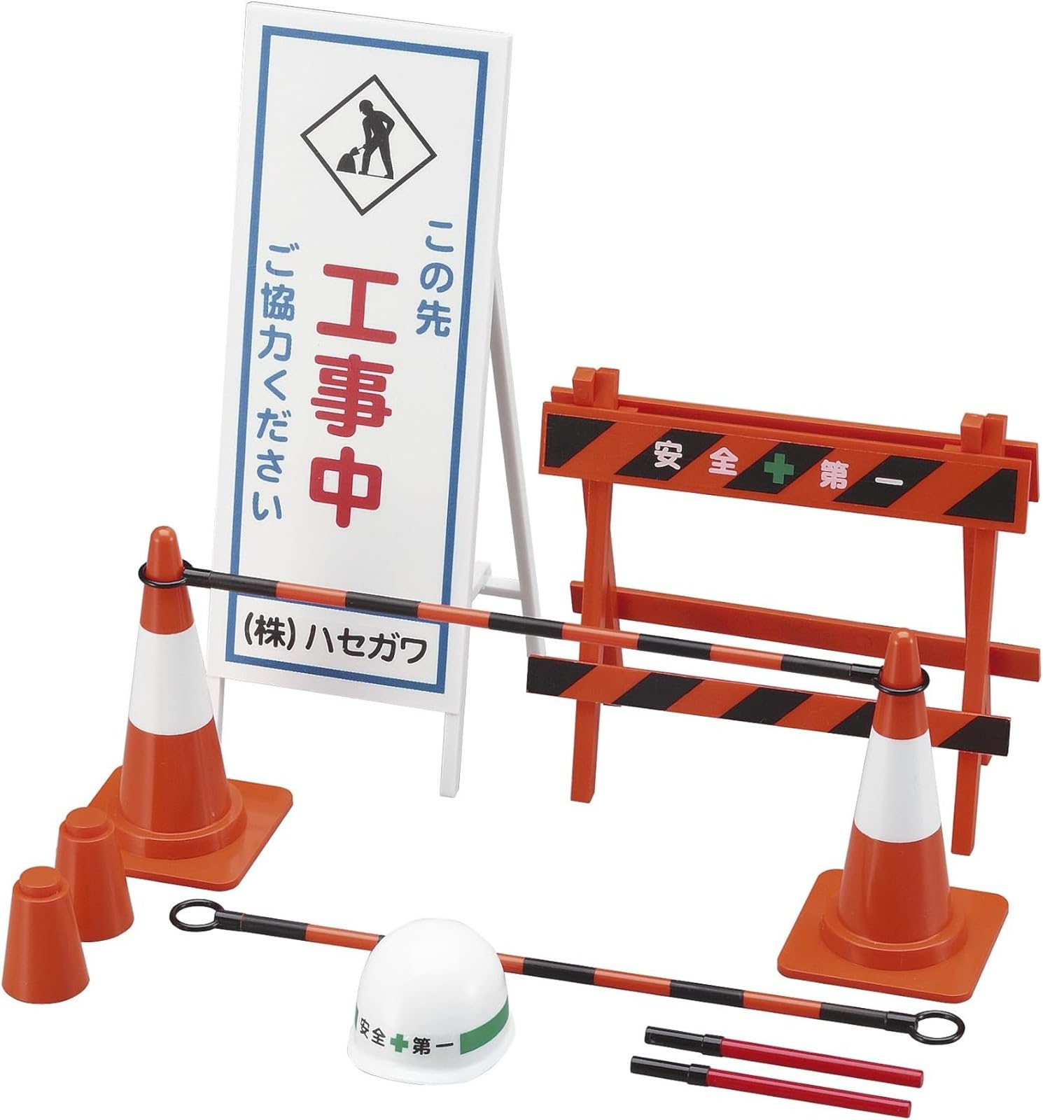 

Hasegawa 112 Figure Accessory Series Construction Safety Equipment Plastic Model FA08