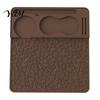 Coffee Station Counter Organizer Silicone Espresso Tamping Mat, Non-Slip Tamper Heat Non Slip Holder Resistant Pressing Pad for Home Barista