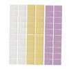 60 Pcs Disposable Nail Art Table Towels Soft Waterproof Oil Proof Table Mat for Manicure Purple Yell