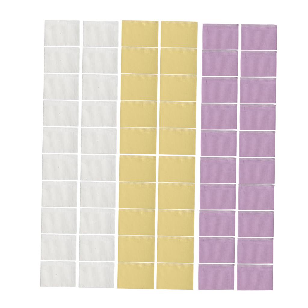 60 Pcs Disposable Nail Art Table Towels Soft Waterproof Oil Proof Table Mat for Manicure Purple Yell