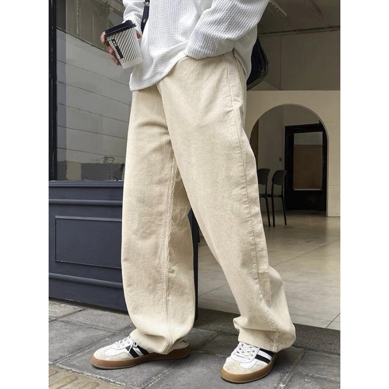 Men's casual pants are thin, spring and autumn pendant feeling mopping floor straight pants, casual long pants