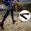 Hiking Pole Rubber Tip, Universal Tungsten Carbide Tip, Rubber Foot Protective Cover, Suitable for Most Standard Hiking Poles
