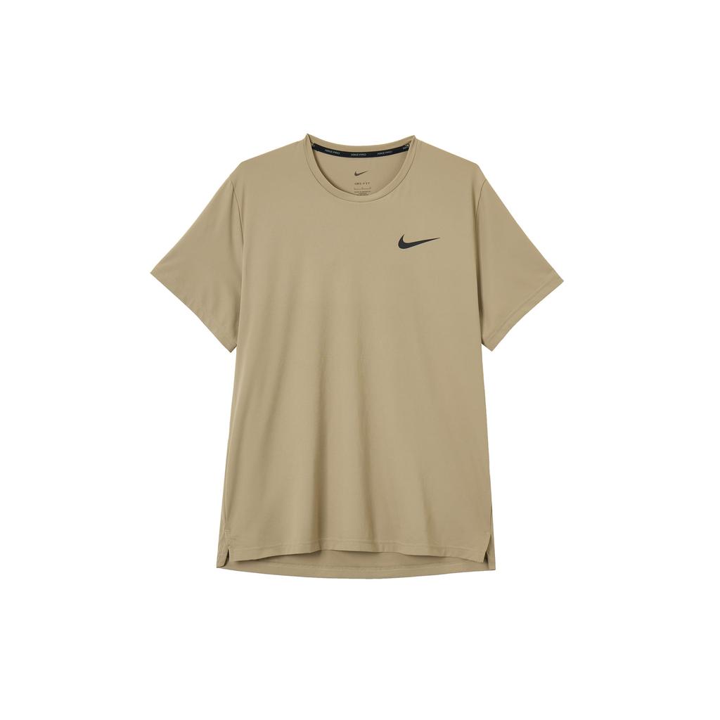 Nike T Shirts Men's Khaki Crew Neck Moderate CZ1182-247