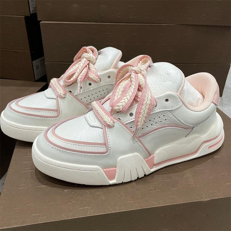 Buy Little White Shoes 2022 Autumn New Leather Shoes Women's Shoes
