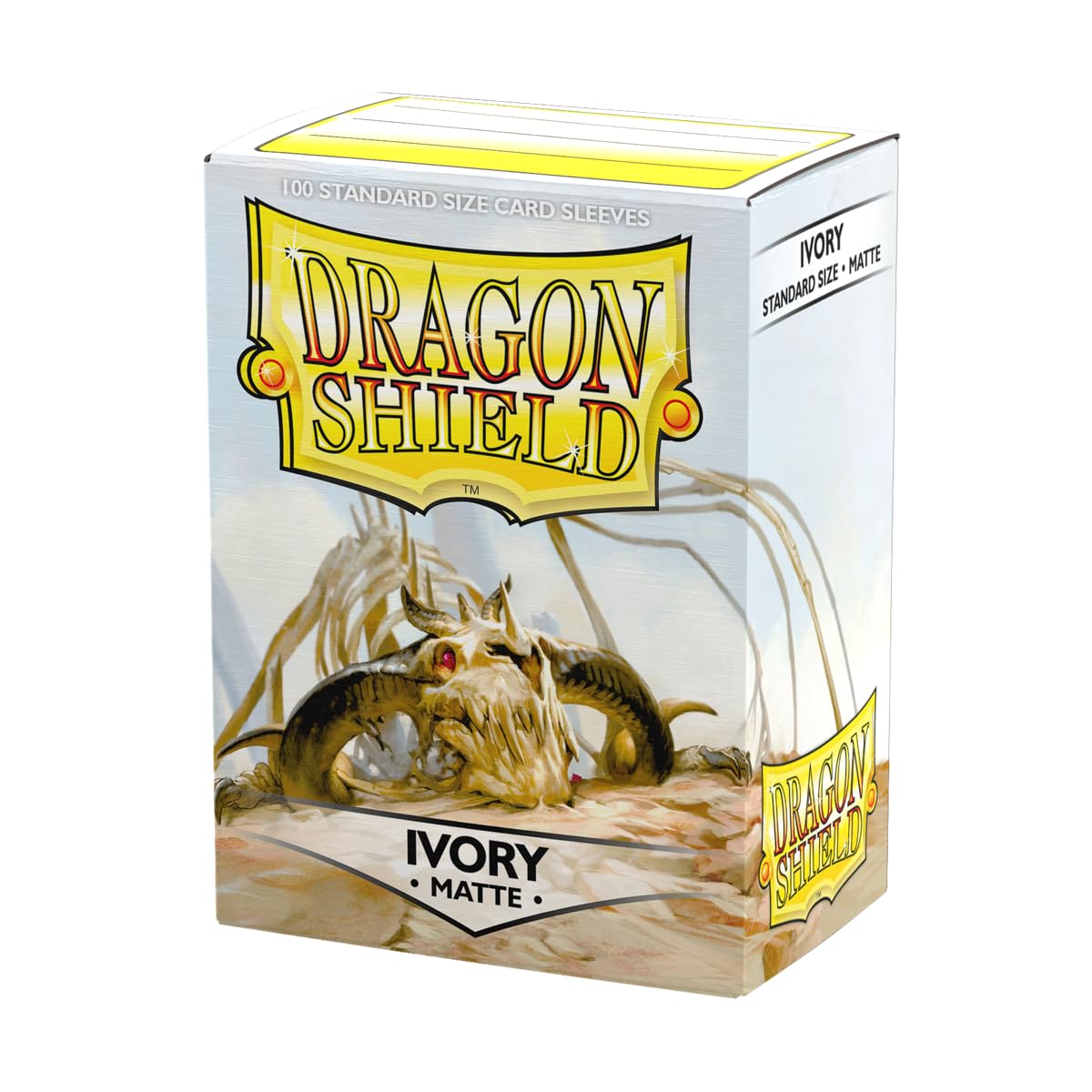 

Arcane Tin Man Dragon Shield Standard Size Sleeves, (100 Sleeves) AT-11017, Matte/Ivory слоновая кость