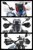 ZETA RACING Armor Handguard Scudo Protector White Compatible with Armor Handguard mud splash Can be mounted upside Adjustable vertical Matte Dirtfreak