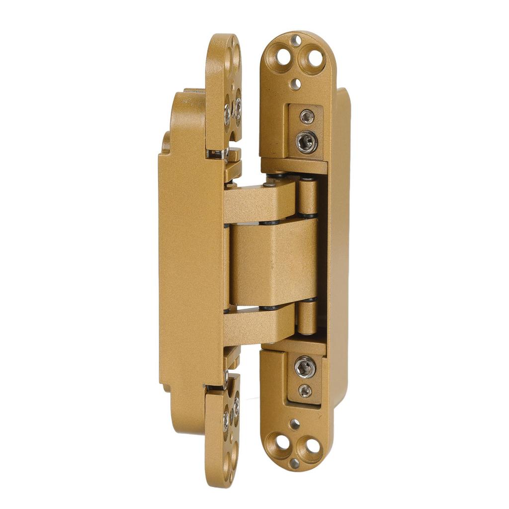 Door Hinges Adjustable 180 Degrees Opening Angle 3D Folding Door Hinge with Hex Wrench Screws for