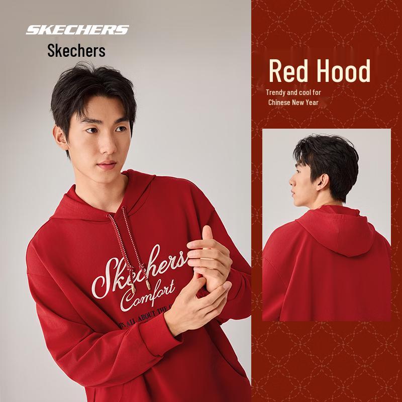 Skechers Unisex Star Style Loose Fit Knit Hoodie L126U020