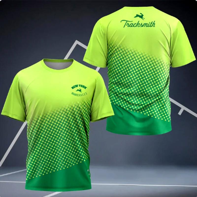 3D Digital Printing T-Shirt Teen Men's Short Sleeve Top Versatile Breathable