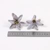 Lilien Seidenblumen Kopfschmuck: Künstlicher Blumiger Haarschmuck für DIY, Handgemachte Dekoration, Hochzeiten und Heimdekoration