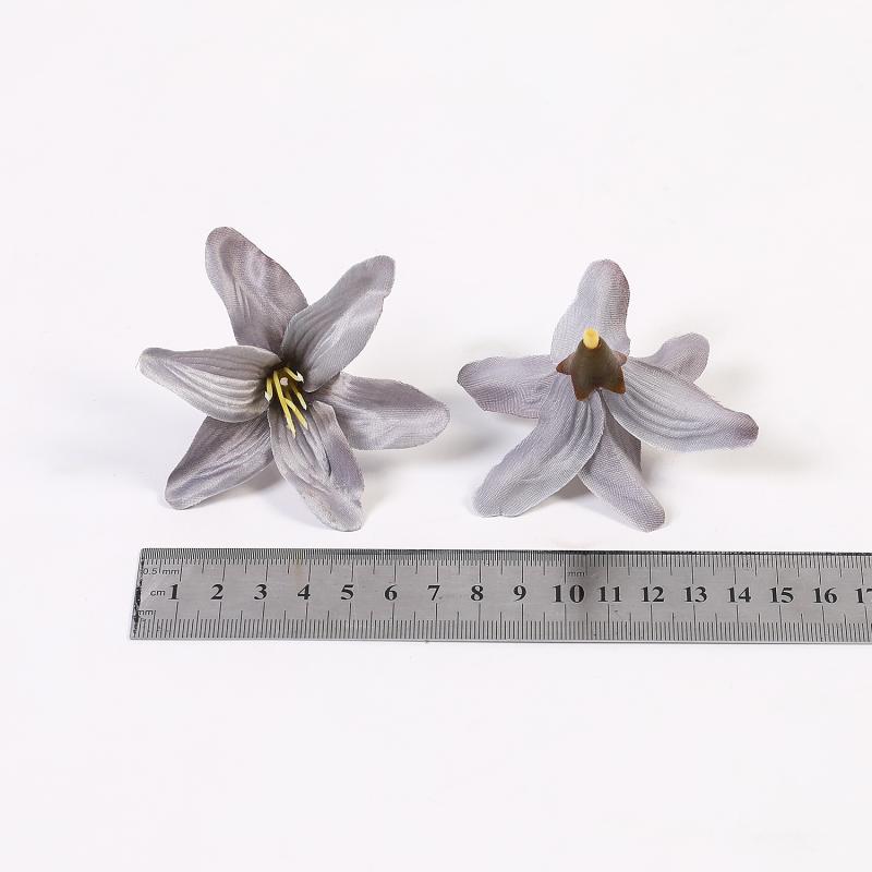 Lilien Seidenblumen Kopfschmuck: Künstlicher Blumiger Haarschmuck für DIY, Handgemachte Dekoration, Hochzeiten und Heimdekoration