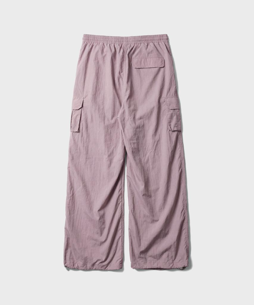 Maseumaluljeueopaeleol Essential Parasuit Shirring Cargo Pants_Indie Pink