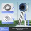 Piano Pressure Boost Shower Head Multifunction Rain Spray For Home Bathing And Massage