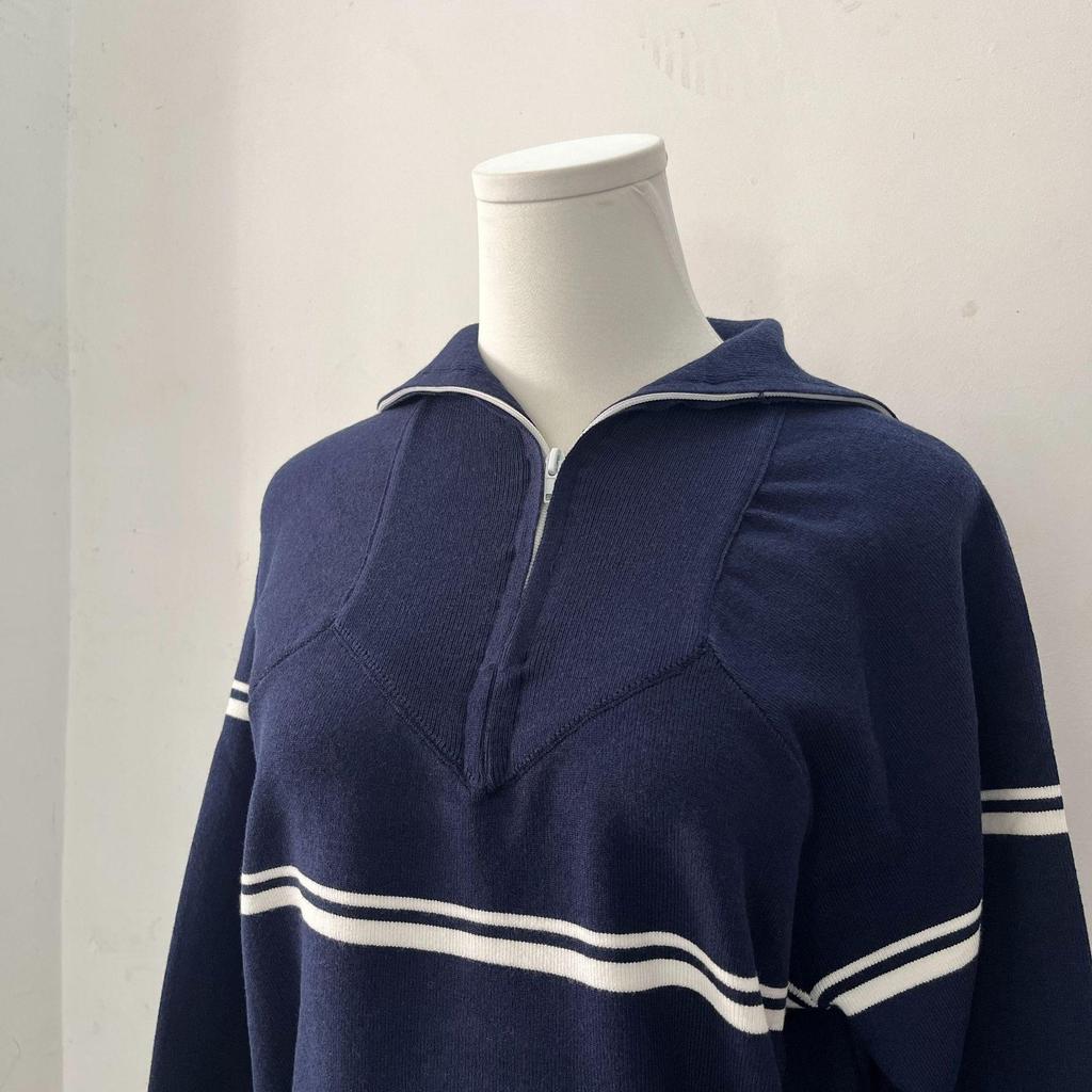 2026 Autumn Collection Knit Zipper Hoodie - Lapel Style, Inspired by Gui Lu Tan and Song Yun