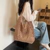 Hook flower hollow woven tote bag women's shoulder beach bag