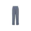 Side Zipper Breathable Straight Leg Knitted Sports Pants Unisex Pants Blue DX6659-493