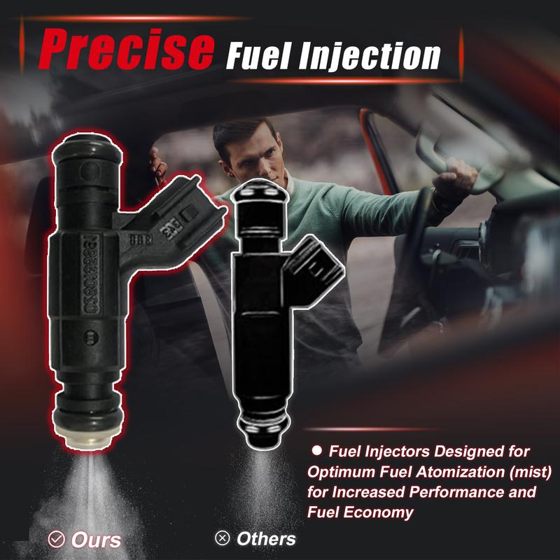 4 Stück neue Einspritzdüsen für Mini Cooper 1.6L 2002–2008 852-12244 0280155991